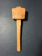 Vintage Carpenters Oak Headed Mallet With Oak Handle 9"