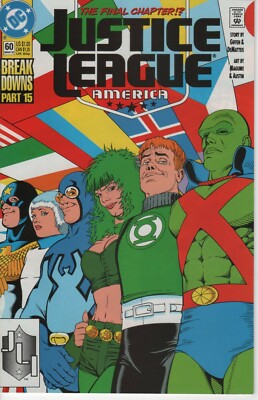 Justice League America #  60  DC Comics (1992) NM