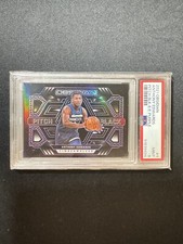 PSA 9 2021-22 Obsidian #1 Anthony Edwards /75 Pitch Black Purple Electric Etch