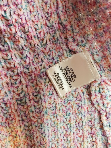 John Paul Richard Confetti Sweater Women Medium Multi Knit Long Sleeve Crew Neck - Picture 8 of 9