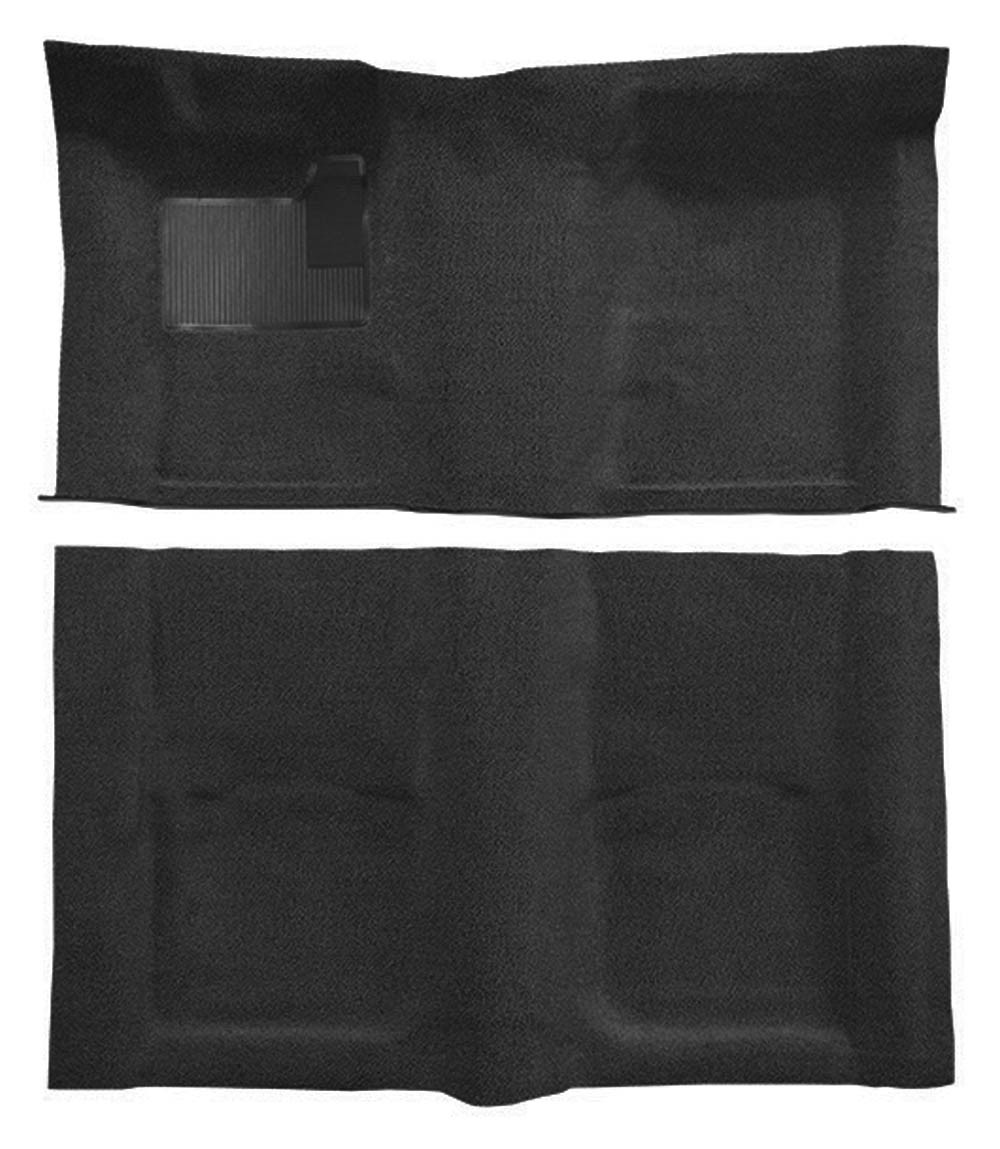4-Piece Custom Fit Carpet Floor Mats – 1967-1969 Chevrolet Camaro (Black)
