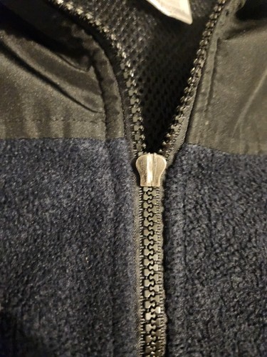 Giacca The North Face Summit Series da uomo piccola blu nera con cerniera logo Goretex - Foto 4 di 19