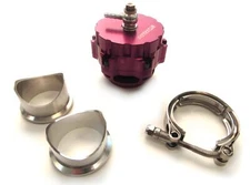 Blowoff Valve Pressure Tech 47mm w/ V-Band Red