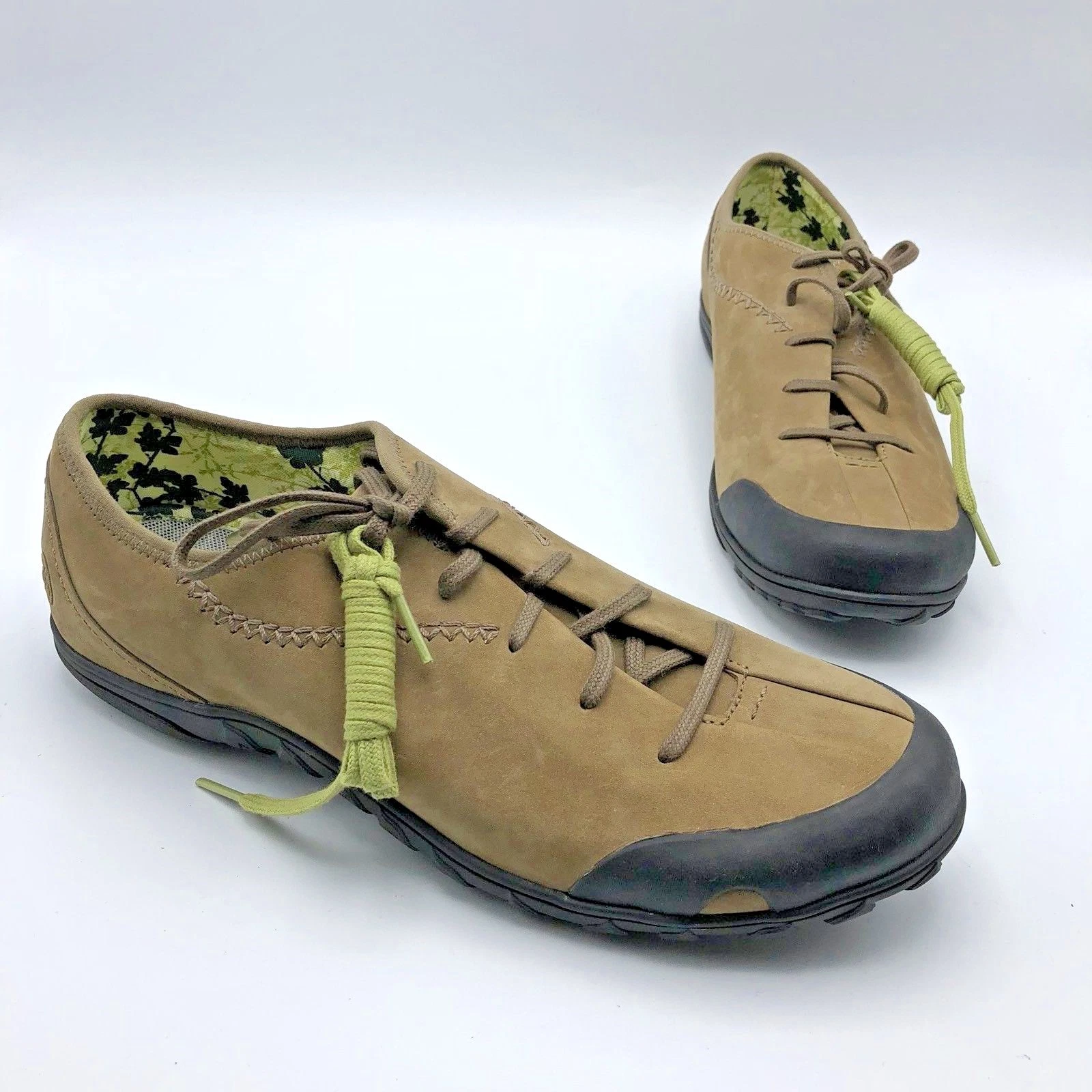 Timberland 19655M scarpa da lavoro donna scamosciata marrone stringata taglia 10M nuova senza scatola