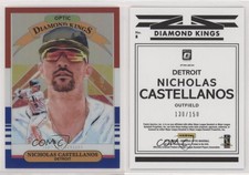 2019 Donruss Optic Red White and Blue 150th Anniversary Prizm Nick Castellanos