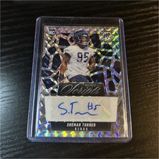Panini 2025 Mosaic Rookie Scripts Shemar Turner #RS-STR Autograph Chicago Bears