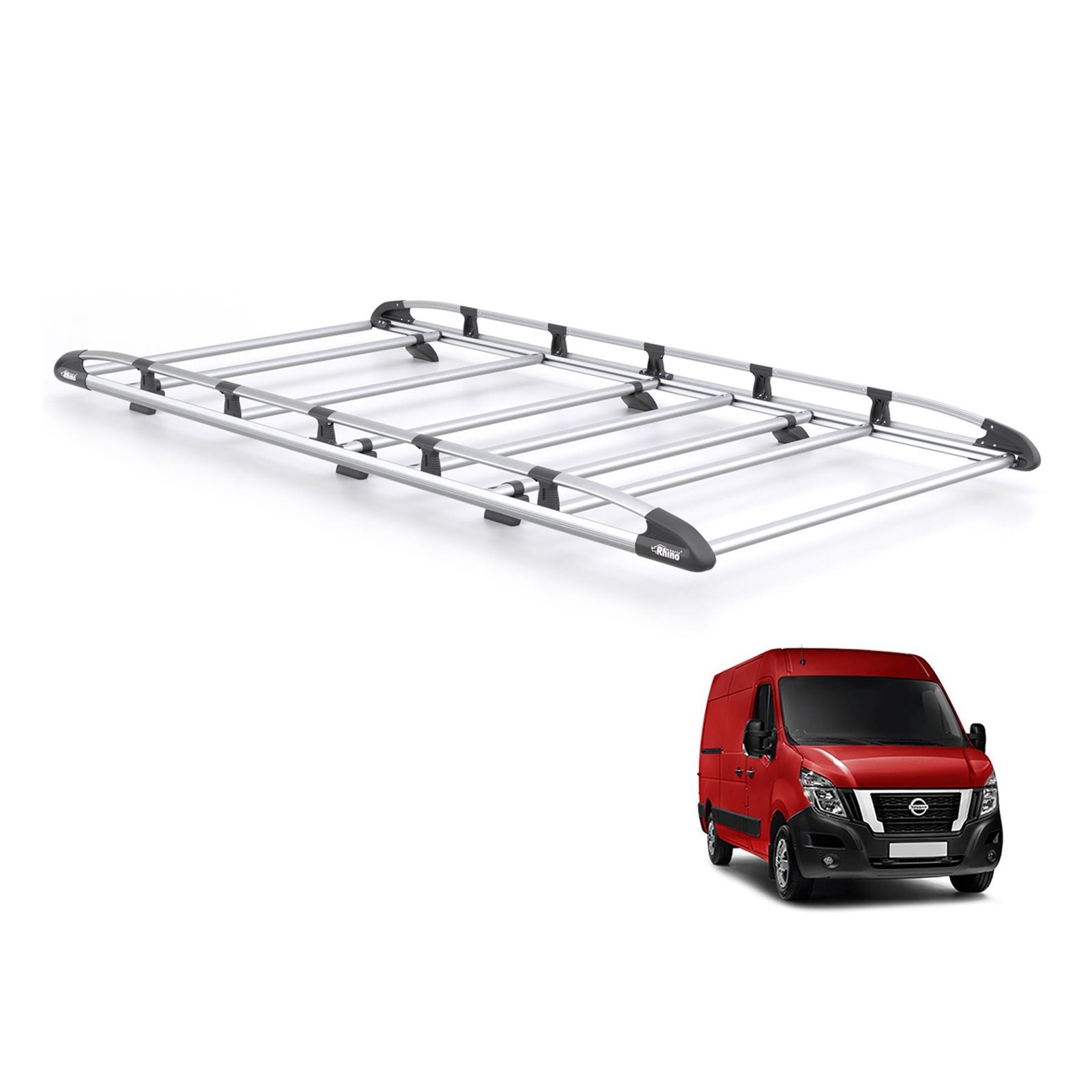 Nissan NV400 Roof Rack for 2010-2021 L2H2 Models Rhino KammRack