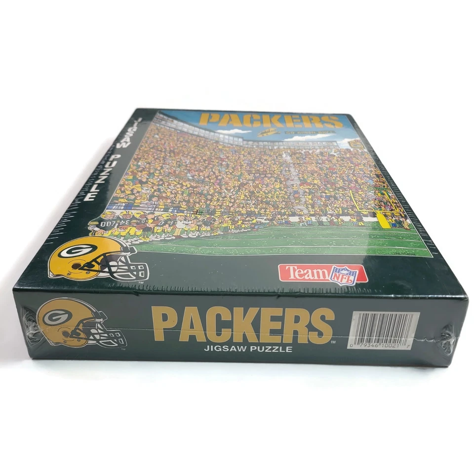 NEW Vintage Packers "Go Green Bay!" Jigsaw Puzzle John Holladay NFL 513 Pieces - Image 2 of 4