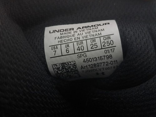Under Armour UA Highlight Lux MC Fußballschuhe schwarz weiß Herren Größe 7 *GELB* - Bild 13 von 13