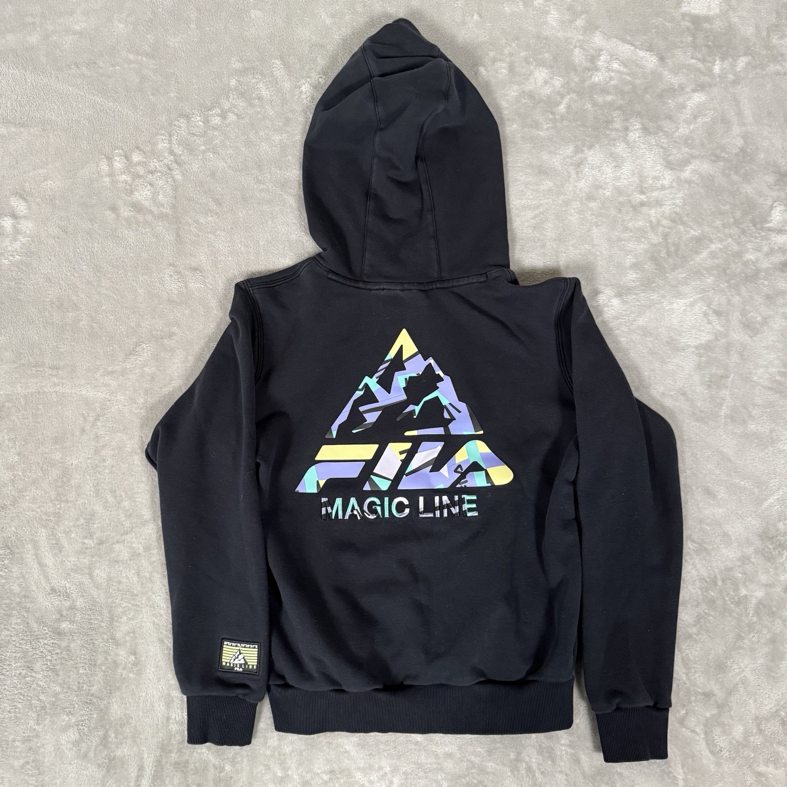 Felpa con cappuccio Fila Magic Line taglia S pullover felpa elasticizzata outdoor escursionismo attivo