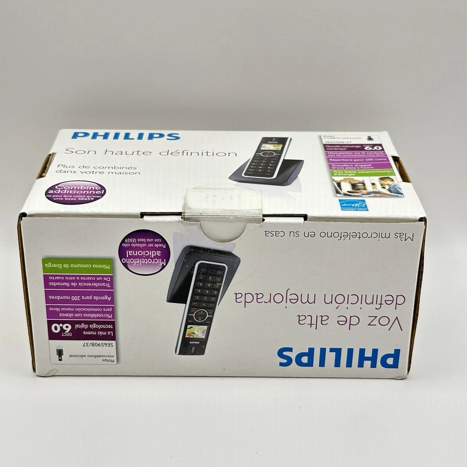 Philips телефон DECT 6.0 SE6590B/37 2 линии аксессуар для SE6581B SE6591B - Изображение 4 из 4