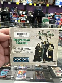 The Addams Family (Nintendo Entertainment System, NES) Complete w/ Damage Tested