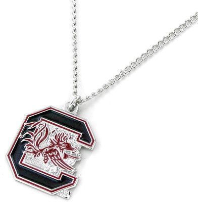 College Team Logo Necklace 18'' Chain Pendant Game Day Fan Jewelry