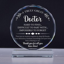 Uniquilling Gifts for Doctor, Best 5.7'' x 5.3'' x 1'', Clear/Transparent