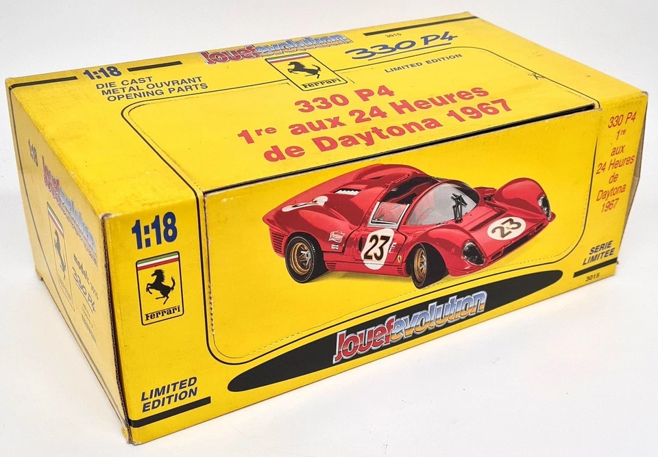 Jouef 1/18 Ferrari 330 P4 Winner Daytona 1967 #23 Diecast Model Car - Image 2 of 4