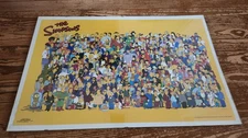 Simpsons Character Poster From Scorpio Posters Framed