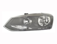 Scheinwerfer Links FÜR Volkswagen Polo 2009-2014 HELLA-MOD. MIT Schwarzem Rand
