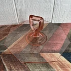Pink Glass  Tidbit Tray Sandwich Depression Glass