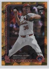 2025 Topps Chrome Update Sapphire Edition Gold 4/50 Michael McGreevy #USC36 i4v