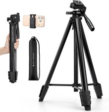 K F CONCEPT 57.9'' Tripod for Phone Camera Compact Portable Travel Tripod