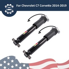 Pair Front Shock Absorber Struts W Electric For Chevrolet C7 Corvette 2014-2019