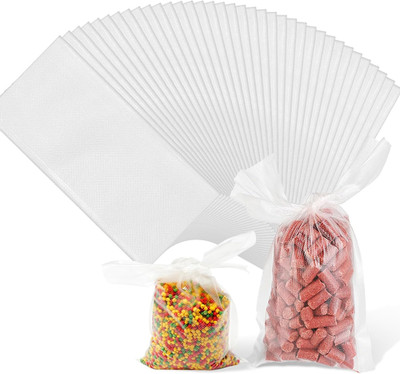 200 Stück PVA Beutel Angeln PVA Beutel Kod Tüten PVA+Sack PVA Sack PVA Bags Karp