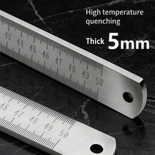 Thickness 5mm Stainless Steel Ruler Ruler  for Measurement and Window-Breaking