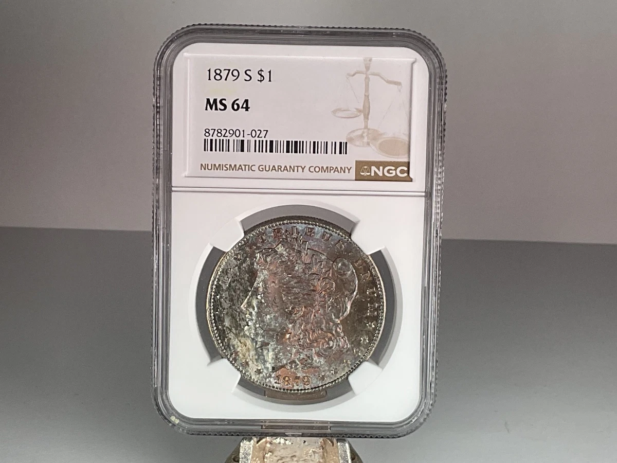 NGC 1879 Year Grade MS 64 Morgan US Dollars (1878-1921) for sale