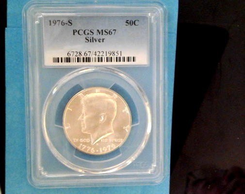 1976-S Kennedy Half Dollar PCGS MS 67! SILVER content! We Combine Shipping!