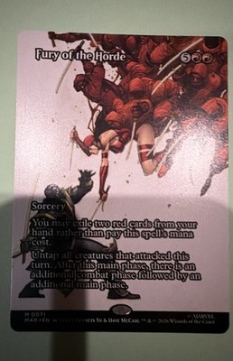 Fury of the Horde (Borderless) Marvel Universe Eternal-Legal Regular