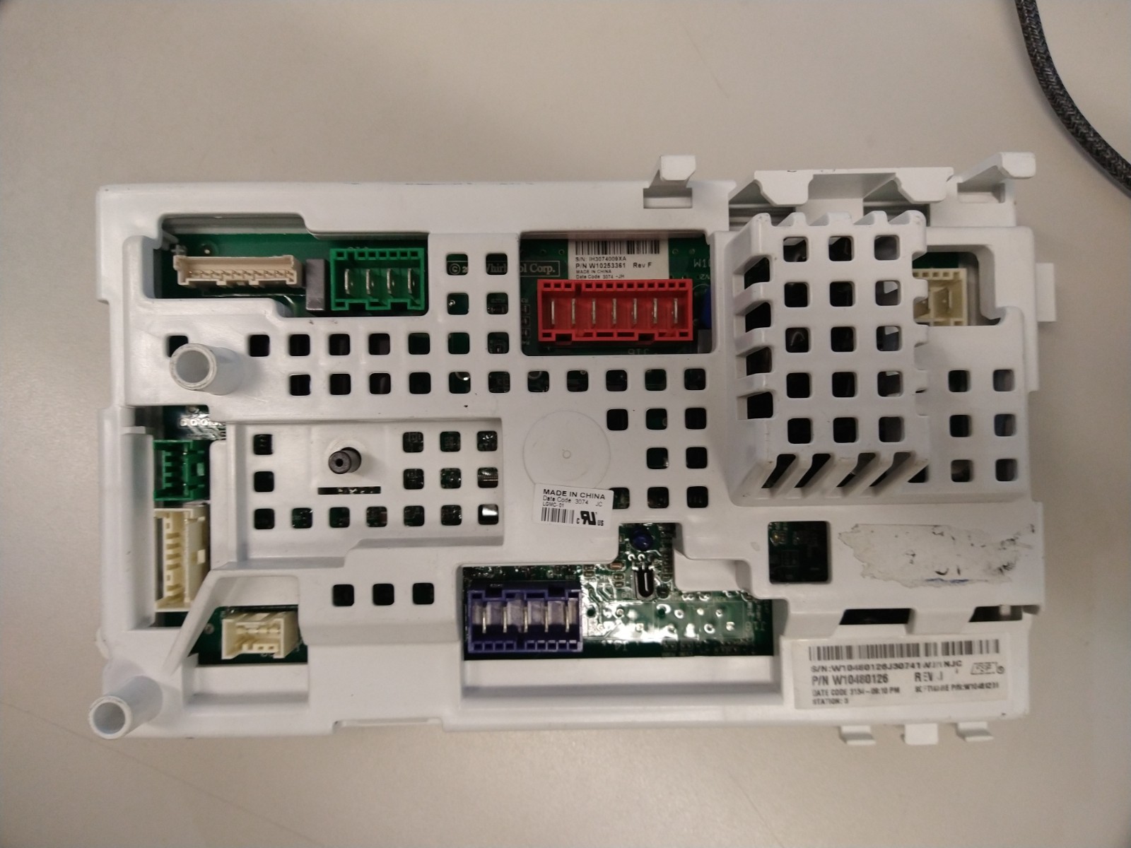 Whirlpool Control Board W10480126