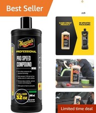 Meguiars 32 Oz Pro Speed Compound - Perfect For Paint Correction And Polishing