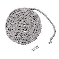 Roller Chain 25 10ft With 2 Connectors 1/4" Chain Pitch For Go Karts, Mini Bike