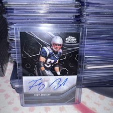 2023 Topps Composite Chrome Black Autographs Tedy Bruschi #TCBA-TEB