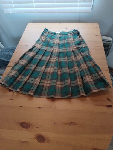 Vintage Jaeger Tartan Style Skirt UK 12