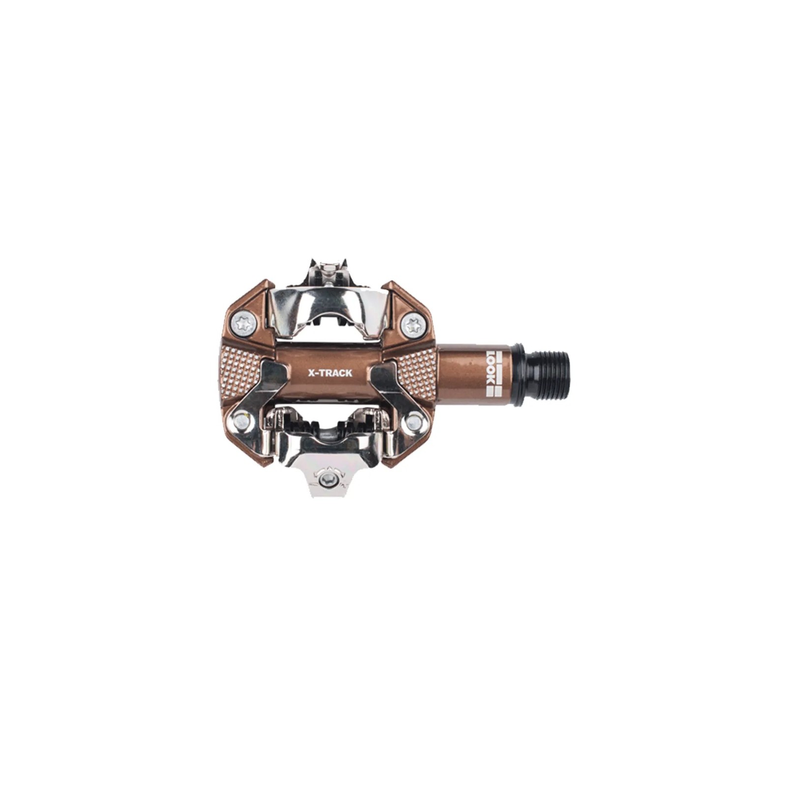NEW Look X-Track Gravel Limited Edition Aluminium Pedals With Cleats - Bronze