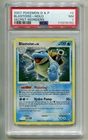 2007 POKEMON D&P SECRET WONDERS BLASTOISE #2/132 RARE FOIL HOLO BLEED PSA 7 P1