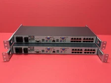 Lot Of 2 HP AF617A Server Console 16-Port External KVM Analog Switch 513736-001