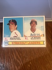 Nolan Ryan J.R. Richard 1979 Topps 1978 Strikeout Leaders #6 Angels Astros