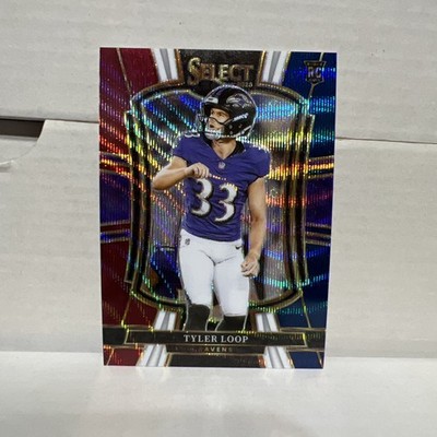 2025 Select Tyler Loop Premier Level RC Tri-Color Prizm #/299 Ravens