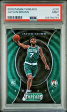 Jaylen Brown RC 2016-17 Panini Threads Micro Etch Rookies #270 PSA 9 Celtics