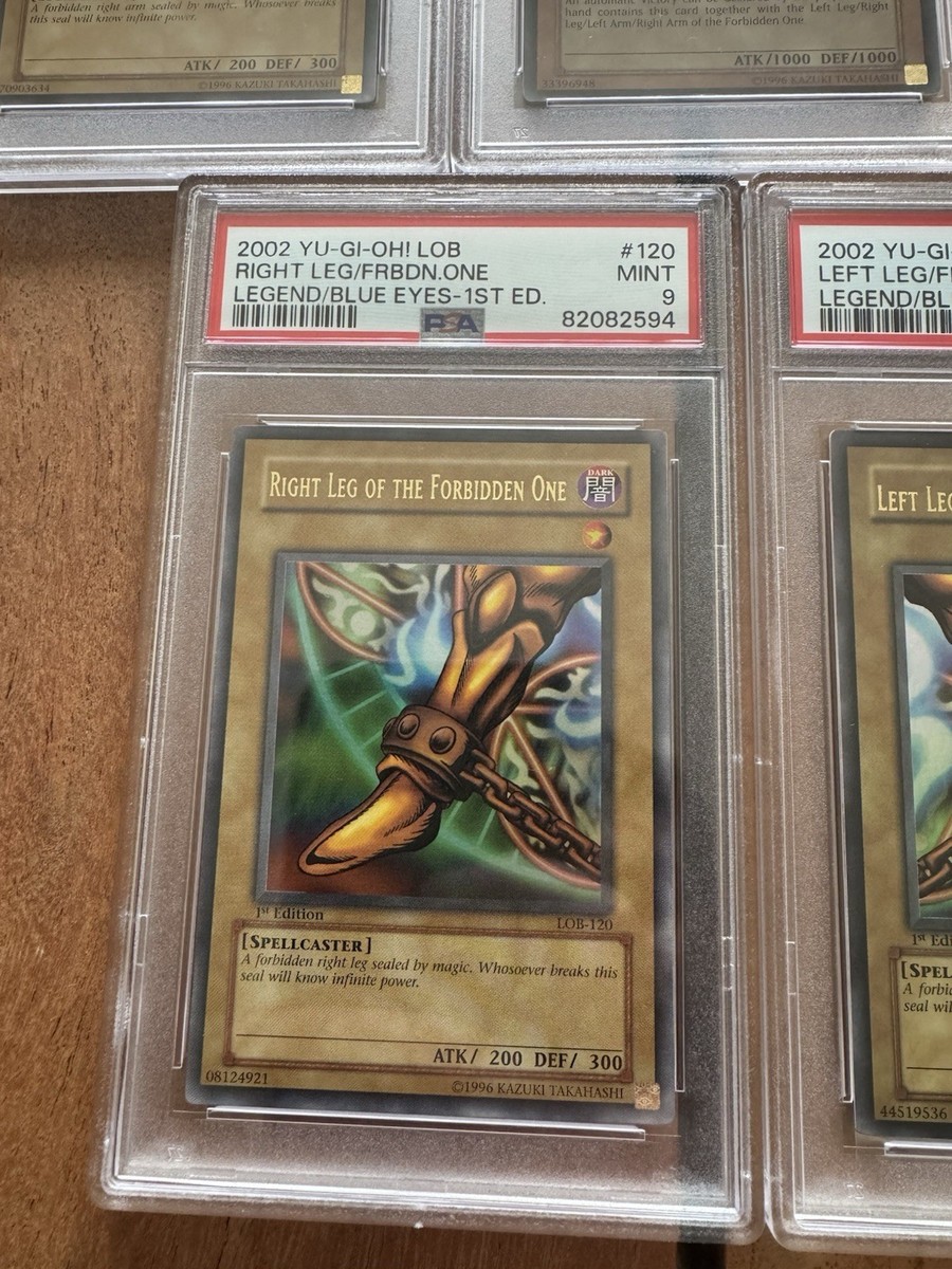 2002 LEGEND OF BLUE EYES 1ST EDITION Exodia The Forbidden One