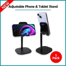 Large Cell Phone Tablet Stand Desktop Holder Desk Mount Cradle For iPhone iPad