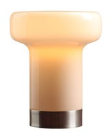 Tischleuchte Glas Braun Schlafzimmer BüRo H:19 Cm E14 Nachttischlampe Modern