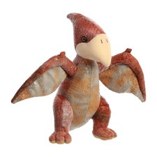 Aurora  Ferocious Dinos  Dragons Pteranodon Stuffed 7" x 7.5" x 11", Brown