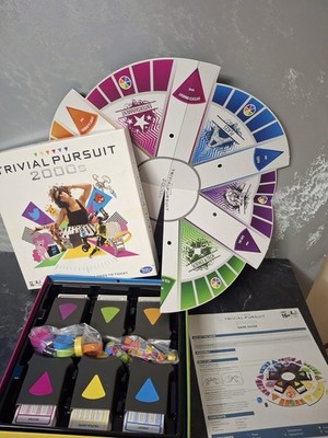 Trivial Pursuit Quiz Board Game 2000s Edition Hasbro Game Sealed Contents