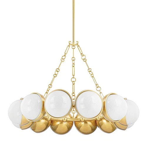 Corbett Lighting 340-43 Althea 43"W Chandelier - Vintage Polished Brass - Picture 1 of 2
