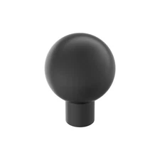 1 Pack Coble 1-1/8 29mm Diameter Cabinet Knob, Matte Black, BP37660MB