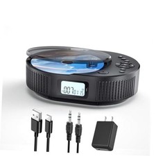 Portable CD Player, Bluetooth CD Player with Speakers, CD Players for Home,