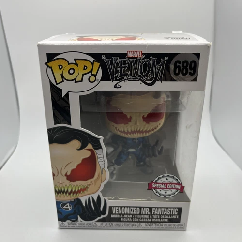 Funko Pop! Venomized Mr. Fantástico #689 *Caja menor dañada